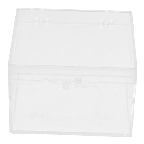 Levemolo Display Box Square Mineral Specimen Case Jewelry Organizer Box Mini Cube Containers