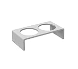 coriander vs cilantro L200 x p100 x h50mm Homewell Porte gobelet Duo, pour Deux Verres, en Solid Surface Type Corian