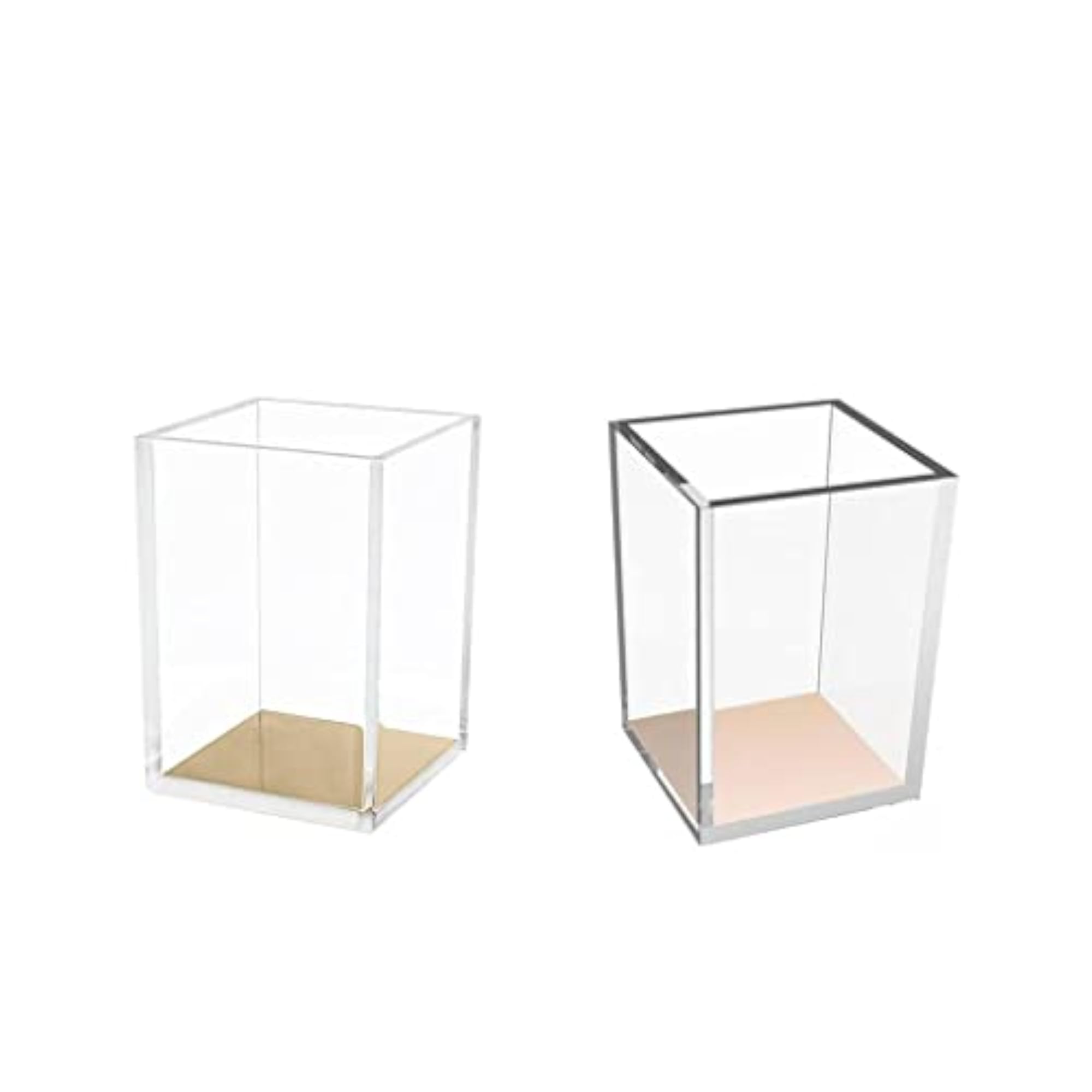 Makeup Brush Holder for Vanity, 2 Pack Organizer