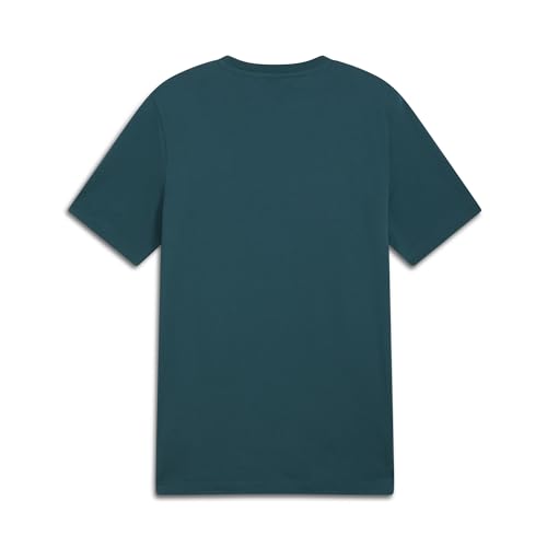 T-Shirt Graphique PUMA Homme Vert Froid XL Tall vêtement coupe longue grande taille - 2