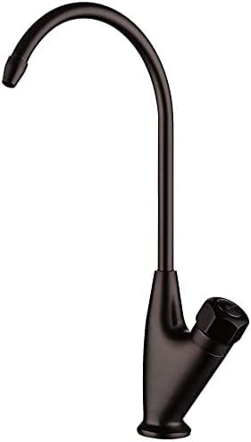 Robinet de filtre à eau ancienne marron pivotant à 360° pour système osmose inverse
