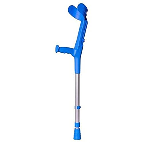 Bastón inglés infantil, 1 unidad, birregulable aluminio, color azul, BCR-N, FORTA