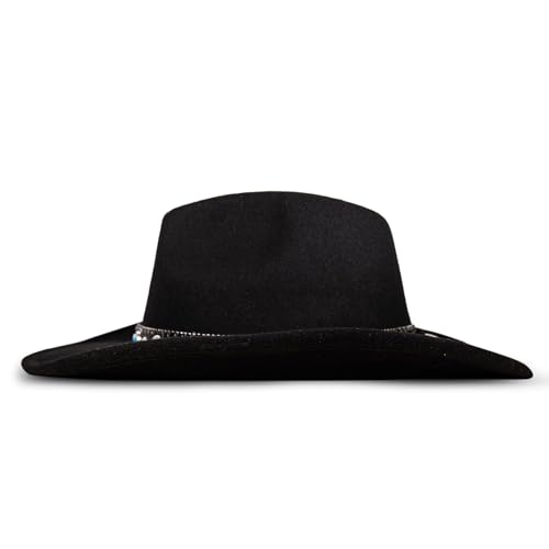 Image of Lucky Brand Womens Ranger Hat | Wide Brim | Felt | Rancher | Americana | Western Inspired | Classic | Fashion | Cowboy