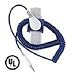 Desco 09100 Single Conduct Adjust Fabric Wrist Strap,6ft Sapphire Cord