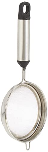 RAJ STAINLESS STEEL PIPE HANDLE TEA STRAINER 10 CM SILVER PHTS03 Tea Sifter Juice Strainer Lime Strainer