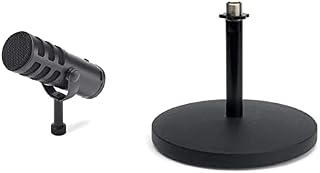 Samson Technologies Q9U - XLR/USB Dynamic Broadcast Microphone & Samson MD5 Desktop Microphone Stand