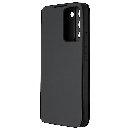 Samsung Galaxy S22+ S-View Flip Cover, Protective Phone Case, Tap Control, Cutting Edge Design, US Version, Black, (EF-ZS906CBEGUS)