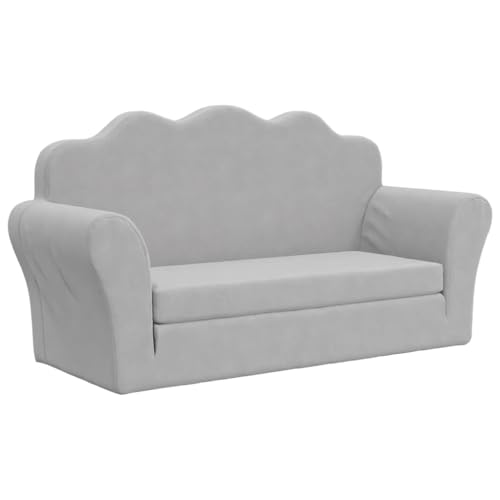 VidaXL Sofá Cama de niños 2 plazas Felpa