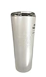 Starbucks Stainless Steel White Shimmer Stainless Steel Tumbler 16oz