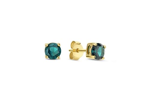 Boucles d'oreilles Liu Jo LJ2568 le cadeau idéal en acier doré et pierre verte