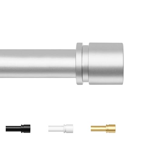 Barras de Cortina Salon Plateadas Marca HOTOZON