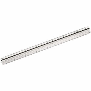 M+R 10 x Dreikantmaßstab 30cm zweifarbige Hohlkehle Vermessung 2