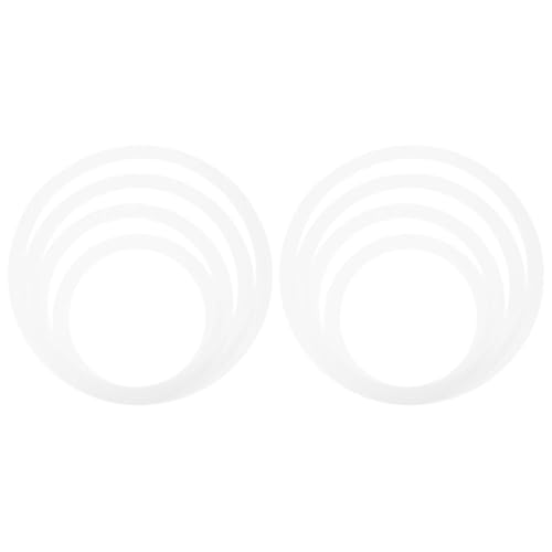 Abaodam 2Sets Snare Drum Mute Rings Portable for Drums Durable Film Material Muffler for Home Snare Drum Parts