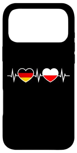 Germany And Poland Heartbeat German Pole Polish Two Hearts �X�}�z�P�[�X iPhone 17 Pro Max �p