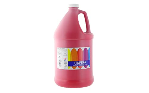PRO ART Liquid Tempera Paint, 1 Gallon, 128 fl. oz. (3.78 L), Red