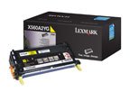 Toner jaune Lexmark X560N d'origine idéal pour imprimer vos rapports financiers au bureau
