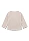 Sanetta Baby-Wickelshirt beige | Nachhaltiges und süßes Unisex-Wickelshirt für aus Bio-Baumwolle. Baby Wickelshirt