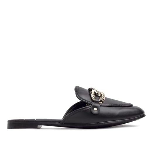 Mule Feminino Moleca Corrente Preto - 36