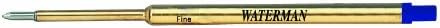 Waterman Standard Maxima Ball Pen Refill Fine Tip - Blue Single Refill