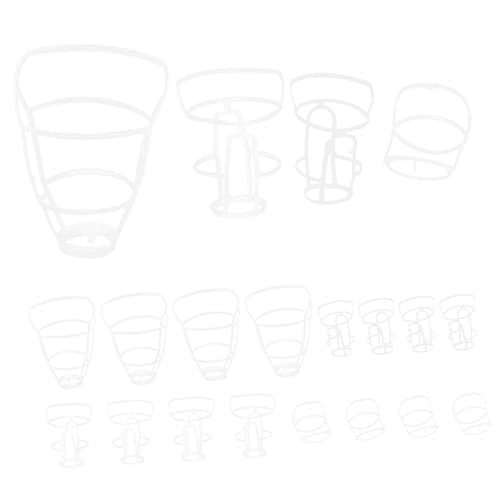 FOMIYES 20-Pack Portable Pole Net Hospital Bottle Net Covers Saline Bottle Holder Hanging Net Reusable Bottle Nets Cages