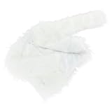 LIFKOME Abrigo Mujer Piel Sintética con Luces LED Chaqueta Cosplay Navidad Disfraz Luminoso para Fiesta y Discoteca Talla Media sin Pilas