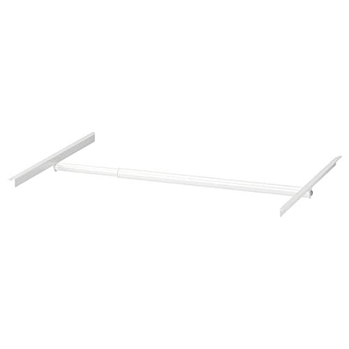 Tok Mark Traders JONAXEL regulowany drążek na ubrania, biały, 46-82 cm, do użytku domowego i biurowego, system JONAXEL. Systemy rozwiązań do przechowywania, przechowywanie i organizacja, przyjazny dla środowiska.