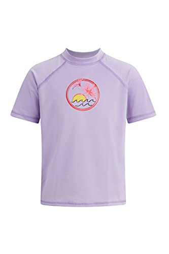 Image of Kanu Surf Girls' Karlie Rash Guard UPF 50+ Sun Protection Short Sleeve Swim Shirt