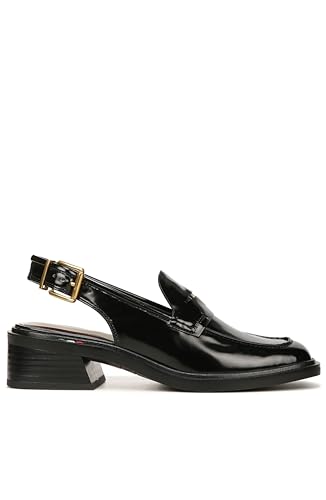 Franco Sarto Womens Giada Slingback Loafer Black Gloss 9.5 M - Image 4