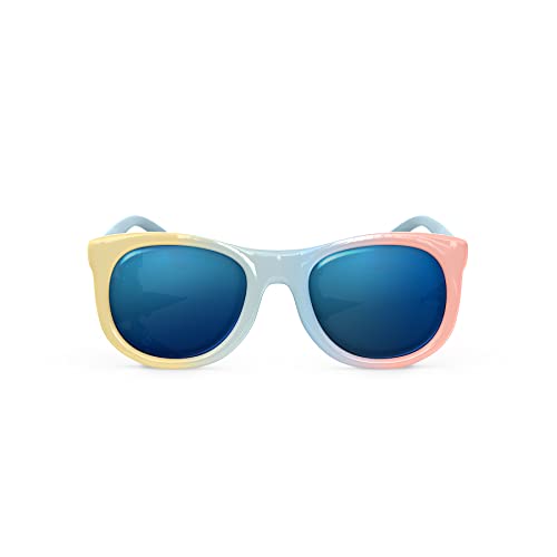 Suavinex, Gafas de Sol para Niños de 2 a 3 Años, Polarizadas, con Filtro UV 400, con Funda y Cinta de Sujeción Incluidas, Muy Flexibles y Ligeras, Tye Dye