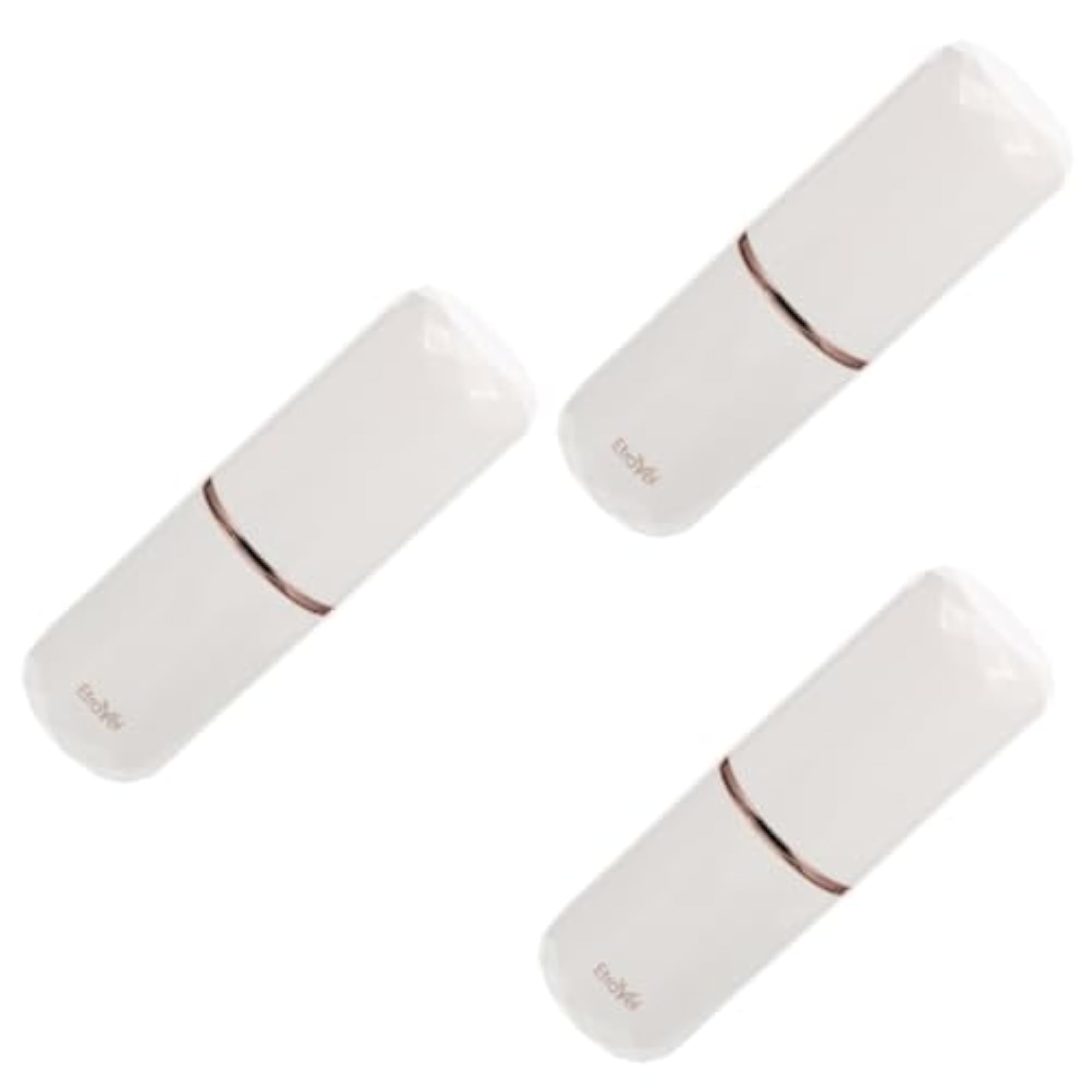 3pcs Box Travel Wash Cup Set, White