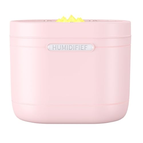 MeevrgR Humidificador de 1200 ml para dormir todo el día, apagado automático, 150 x 100 x 130 mm, 1200 ml, apto para oficina y hogar, mejora tu comodidad y bienestar (rosa) MeevrgR Humidificador de 1200 ml para dormir todo el día, apagado automático, 150 x 100 x 130 mm, 1200 ml, apto para oficina y hogar, mejora tu comodidad y bienestar (rosa)