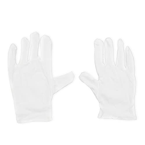 EastVita 1 par de guantes de trabajo suaves para saxofón, trompeta, clarinete, guantes blancos