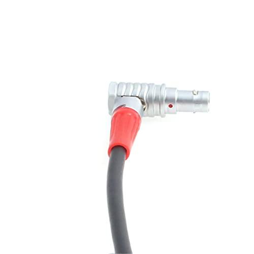 Cable D-tap a 2 pines en ángulo recto para teradek Bolt cable de alimentación de 30 pulgadas 4