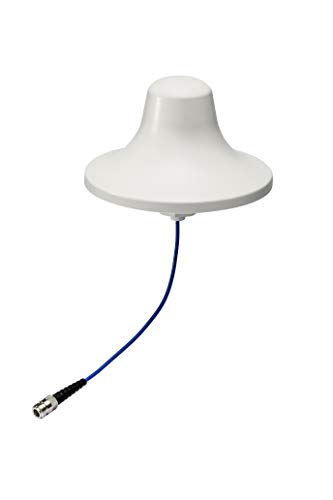 Image of Bolton Technical Cowboy 50 Indoor Dome Cell Phone Booster Antenna 698-2700 MHz 50 Ohm Omnidirectional Cellular Antenna | 5 dBi Gain | N-Female | Indoor Cell Phone Signal Antenna for Home & Office | High-Gain 50 Ohm Omnidirectional Antenna for Cell Phone Boosters in Homes, Offices and Commercial Buildings