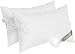 Premium Quality European 800 Fill Power 100% White Goose Down Pillow Set – 100% Luxury Cotton Sateen Shell – Set Of Two Pillows (King)