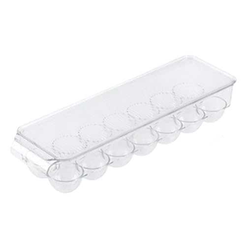 SiaBiced Huevera Apilable, Dispensador de Huevos, Caja de Almacenamiento para Despensa, Encimera Y Refrigerador.