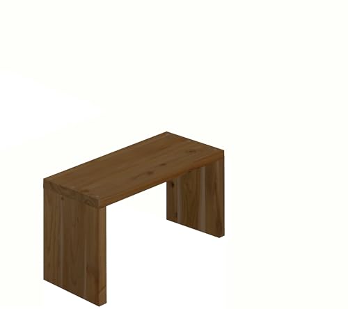 WOODPRO コの字 シェルフ 幅30cm 高さ30cm 奥行20cm マロン色 国産杉 板厚2.8cm オープンラック ディスプレイ キッチン 棚 押し入れ収納 横幅と高さは1cm単位でオーダー可 受注生産