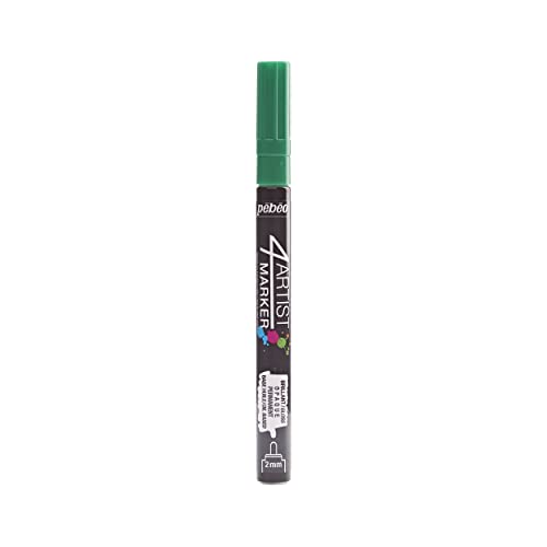 Marqueur Pebeo 4Artist 2mm pointe fine vert foncé