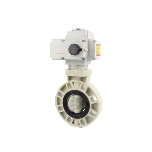 PPH Electric Valve DN100 Clamped PPH Flanged Valve Sewage Two Way Valve(DN100)