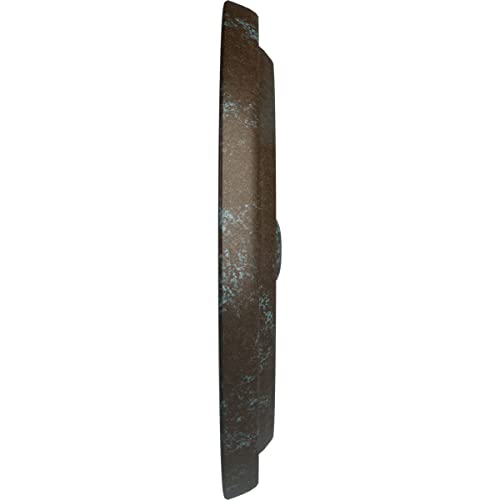 Image of 9 5 /8 inchOD x 1 1 /8 inchP Maria Ceiling Medallion (Fits Canopies up to 1 3 /4 inch), Bronze Blue Patina