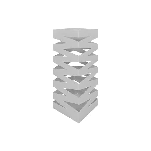 IlGruppone Portaombrelli Interno Esterno Elegante Design Moderno in Metallo con Ganci per ombrellini - Modello 5 Antracite