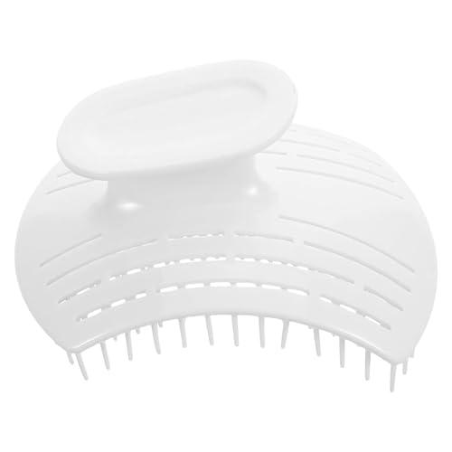 Brosse à cheveux pour cuir chevelu - Brosse à shampoing avec fonction exfoliante et tête de massage - Brosse de bain confortable pour le nettoyage du corps - Pour adultes et couples - Idée cadeau