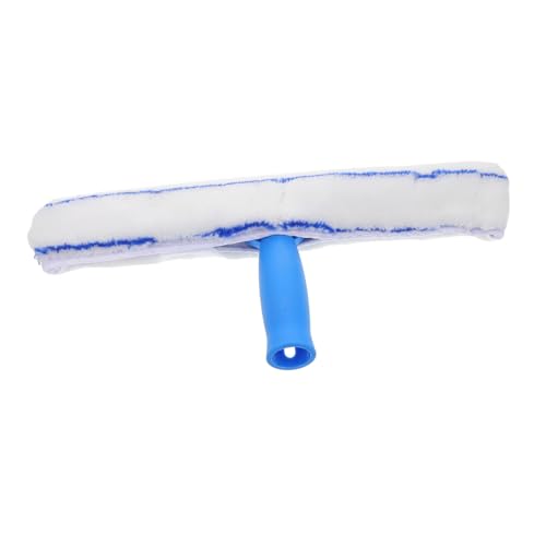 WOFASHPURET Windshield Cleaning Tool Telescoping Handle Auto Window Scraper for Glass Reusable Microfiber Sleeve Ergonomic Grip for Home and Vehicle Use