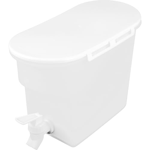 HOOWIFFY Jarra Resistente de Pp de Capacidad con Agua Fría de Gran Grifo al Calor para Bebidas Frías y Té Helado Hogar