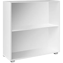 Estanteria Pequeña Madera Ikea Casaria Estantería Vela Blanco 77x60x28cm 1 Estante Librería Biblioteca Mueble Organizador Oficina