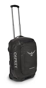 Osprey Rolling Transporter 40 strapazierfähiger Rollkoffer, Unisex Black O/S