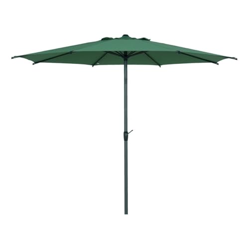 Hespéride - Parasol droit rond inclinable loompa 3m vert olive