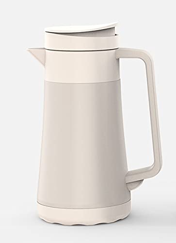 Regal 1.0 L Tea/Coffee Stainless Steel Body Vacuum Flask, Grey/White