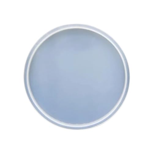 Image of R H Lifestyle Silicone Round Art Coaster Mould for Resin Art Epoxy Casting Mould Tray Photo Frame Mold Coaster 24 Inch