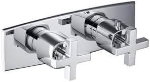 3/4" Horizontal Thermostatic Shower Valve With Volume Control & TrimChrome